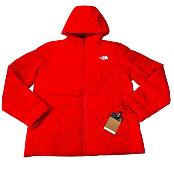 The North Face Aconcagua 3 Fiery Red Down Hooded Jacket Men's Size XL
